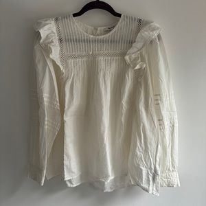 Madewell Peasant Blouse | Size Medium
